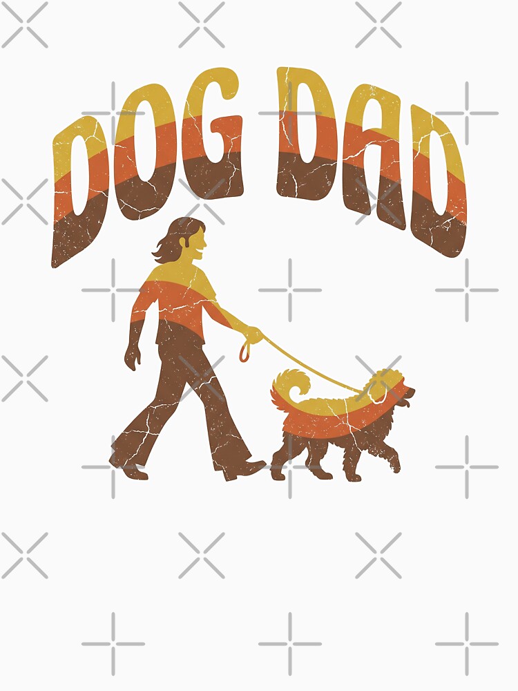 Retro Dog Dad Fathers Day Gift | Best Dog Daddy Shirt by Osmose-Studio