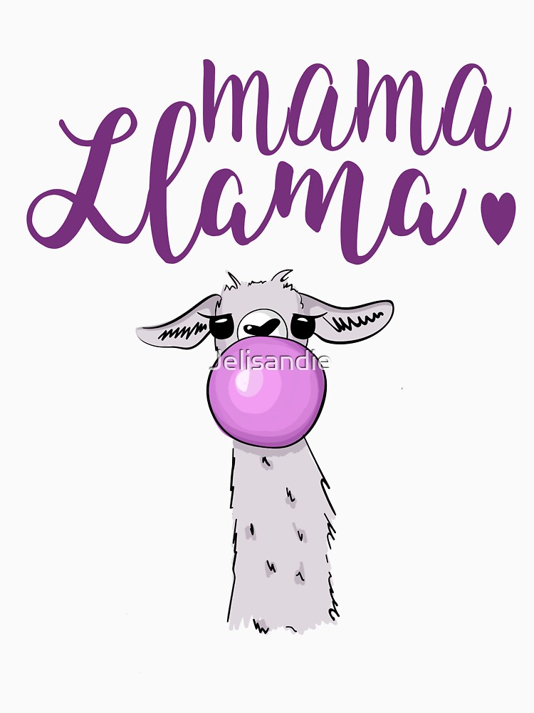 Mama Llama Gift Mother's Day by Jelisandie