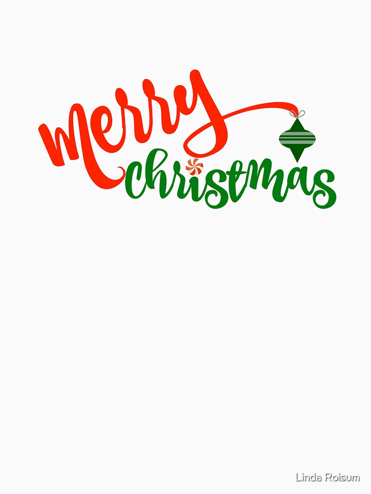 Merry Christmas Red & Green by Linda Roisum