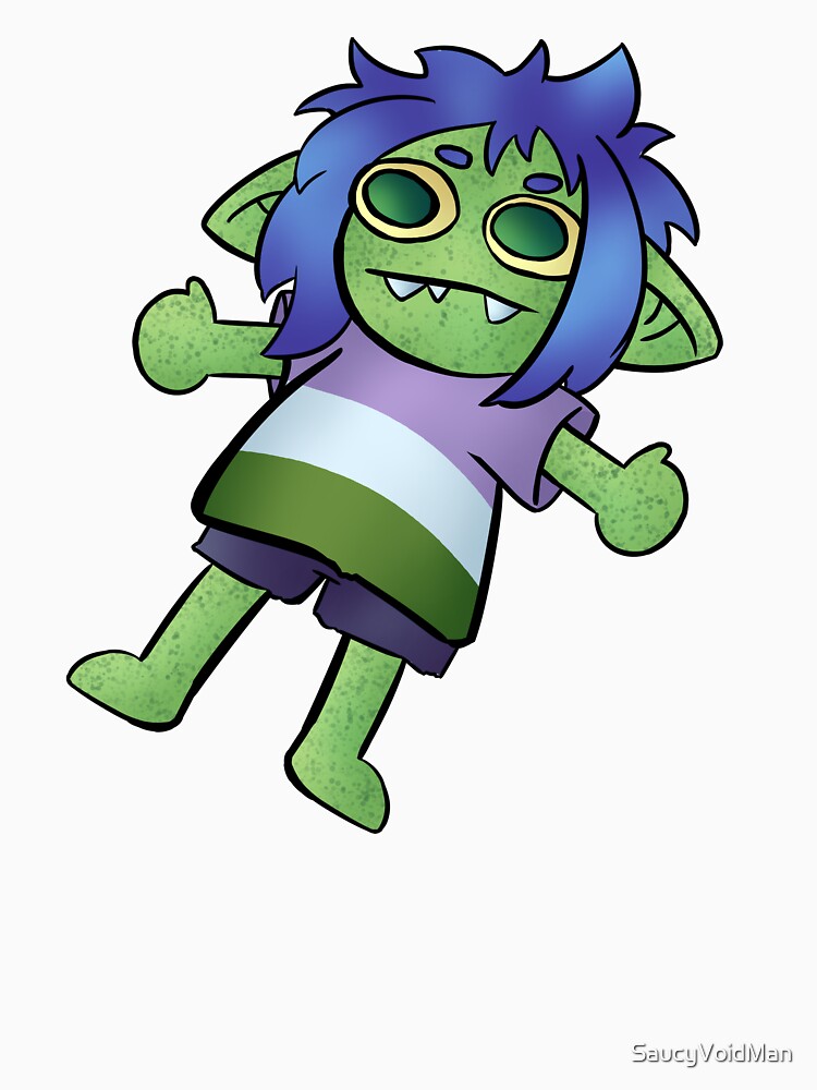 Genderqueer Pride Goblin by SandTrap Sorcery