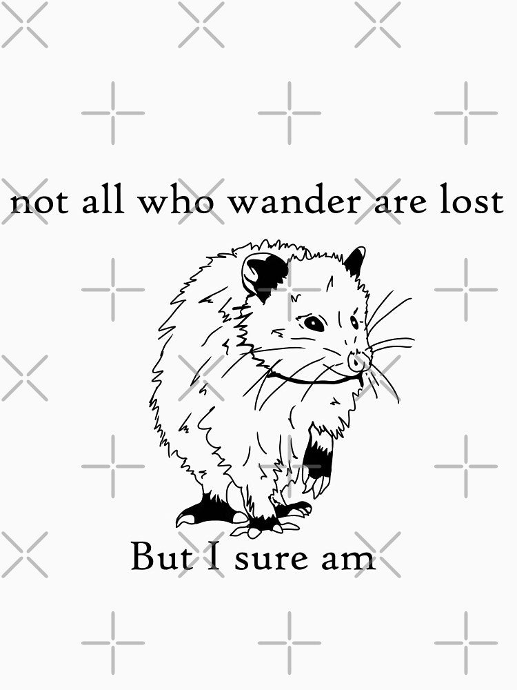 not all who wander are lost, but i sure am by gilbertb