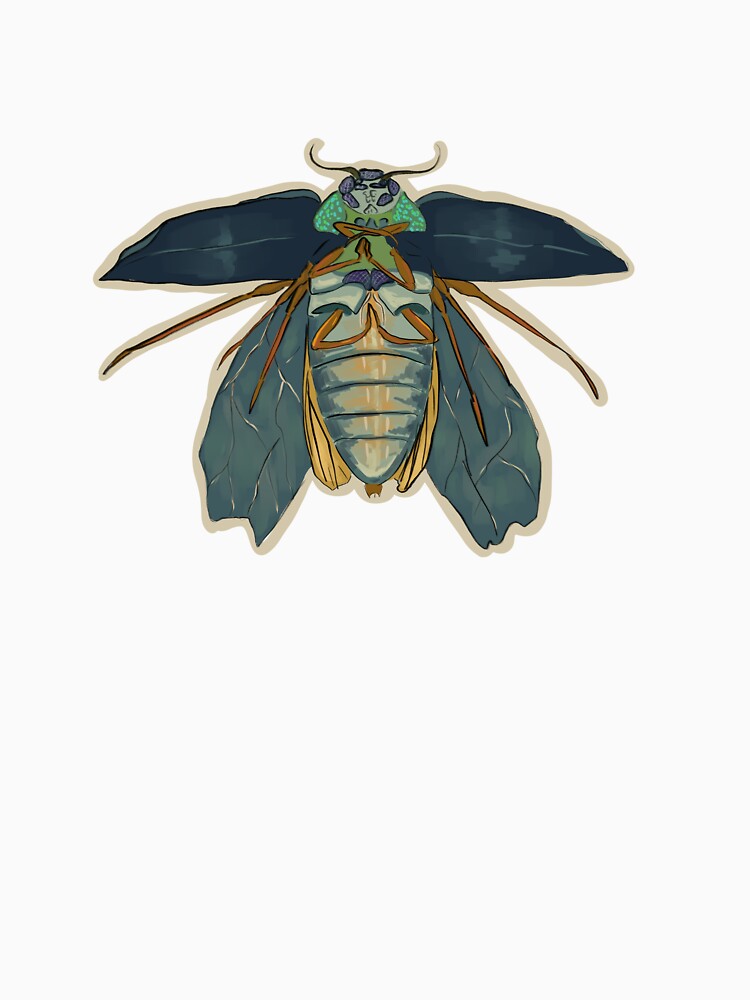 green beetle by likier