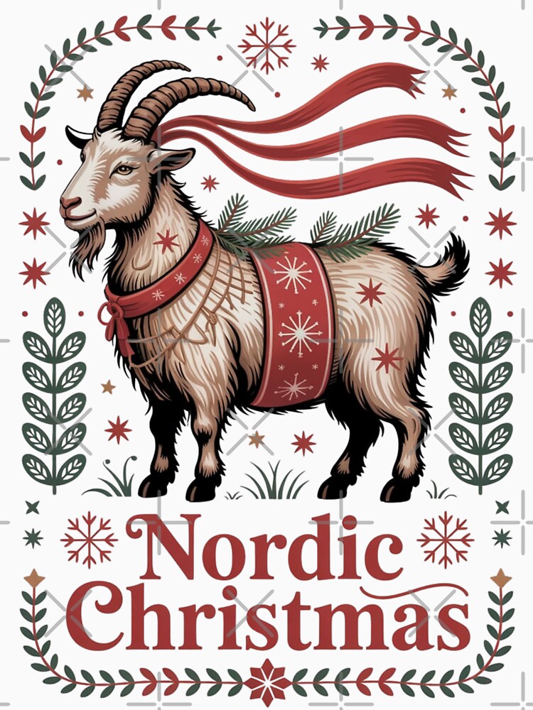 Nordic Christmas Yule Goat Series – Folklore-Inspired Holiday Collection by Nordic Echo