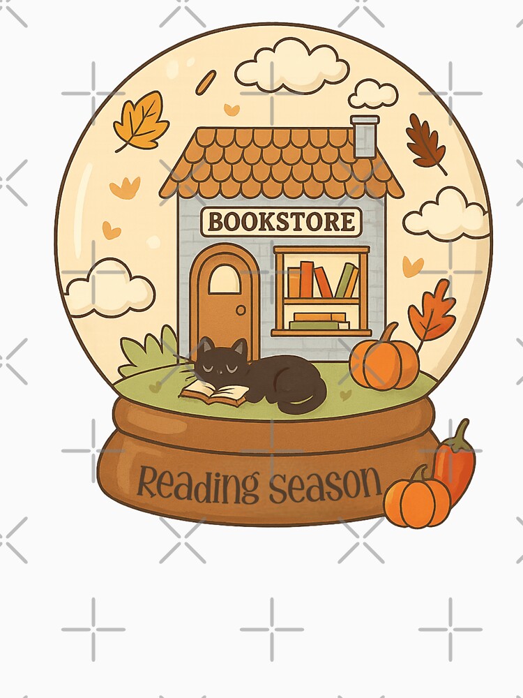 Snow Globe of a fall Bookstore by BookishEve