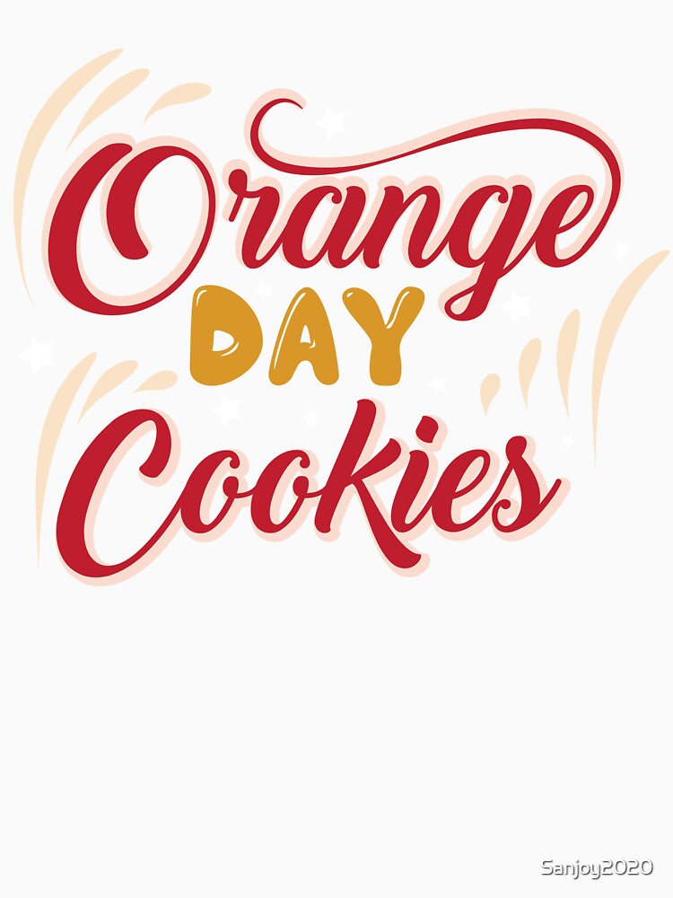Orange Day Cookies by Sanjoy2020