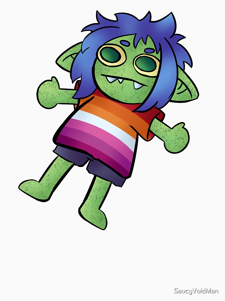 Lesbian Pride Goblin by SandTrap Sorcery