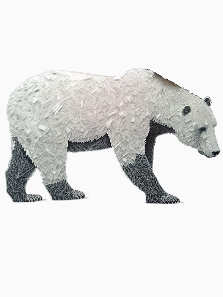 Polar bear art by James Wright