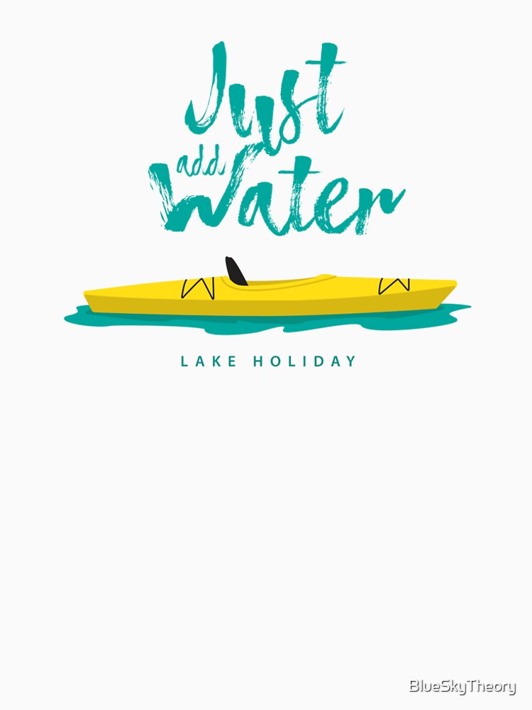 Just Add Water Kayak - Lake Holiday - Yellow by BlueSkyTheory