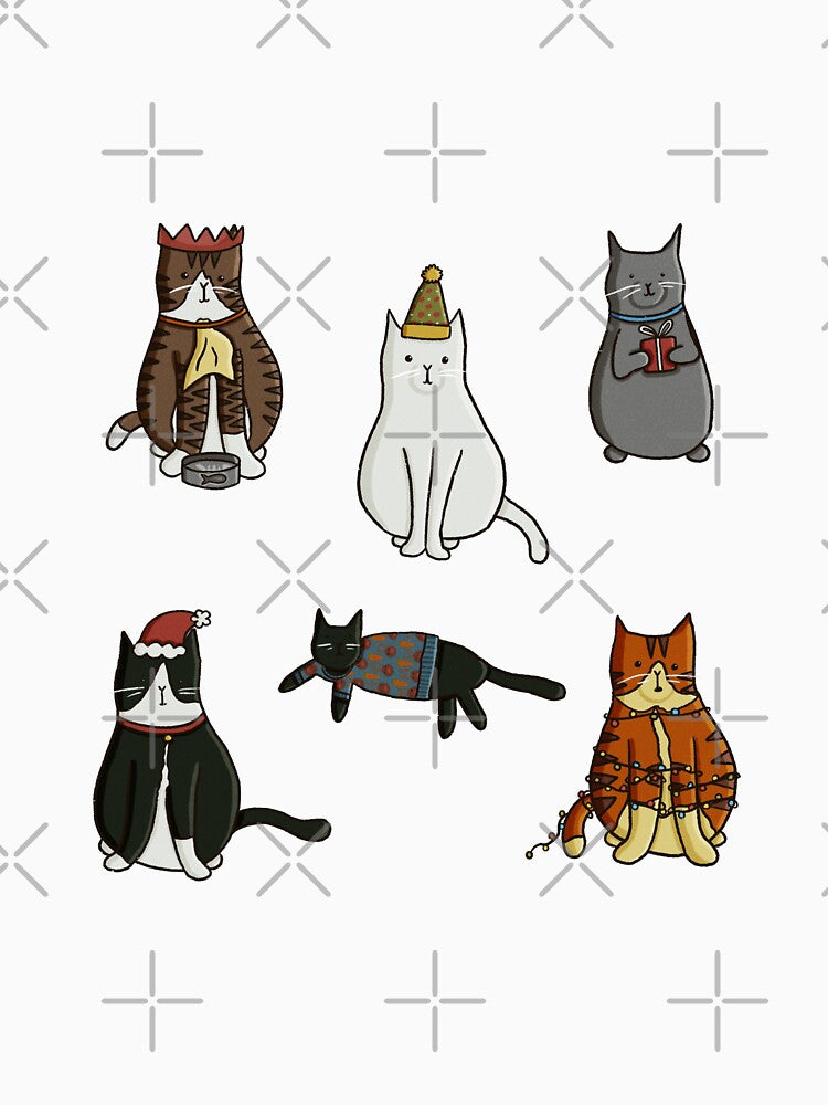 Christmas Cats by RubyGoesBananasShop
