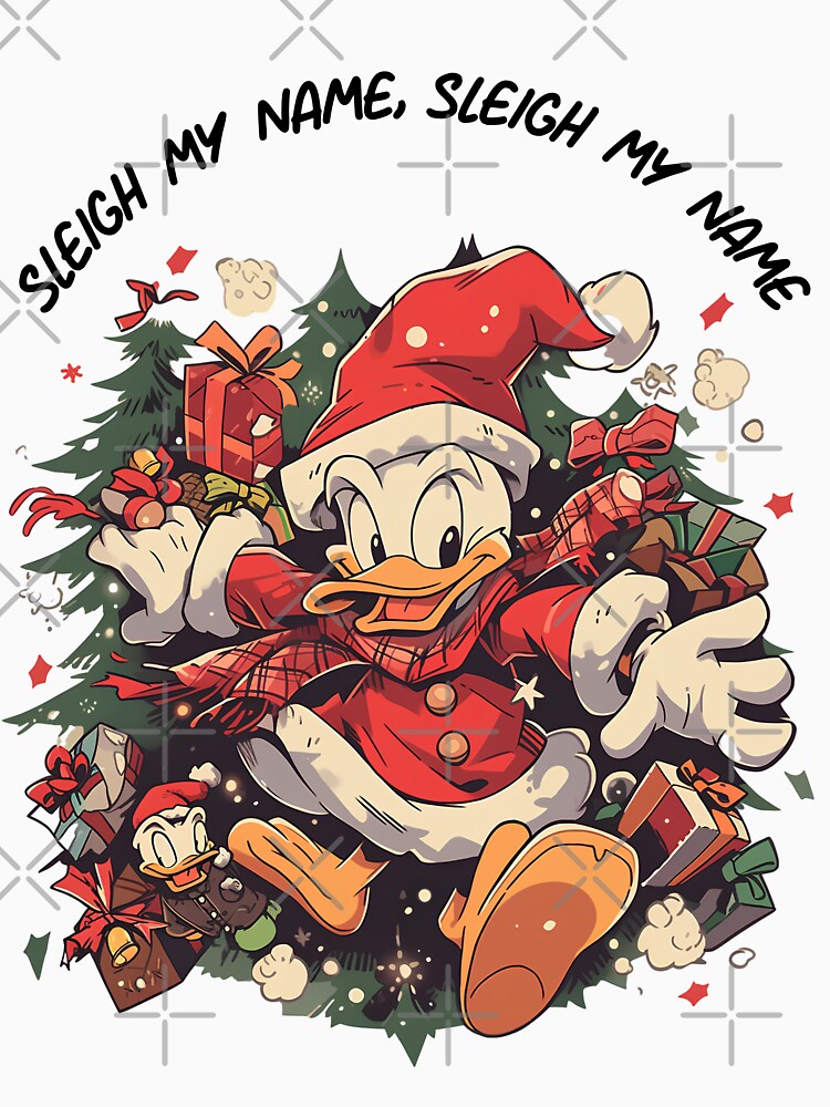 Sleigh my name, sleigh my name Christmas Family t-shirts. by Retro Glam  Haven
