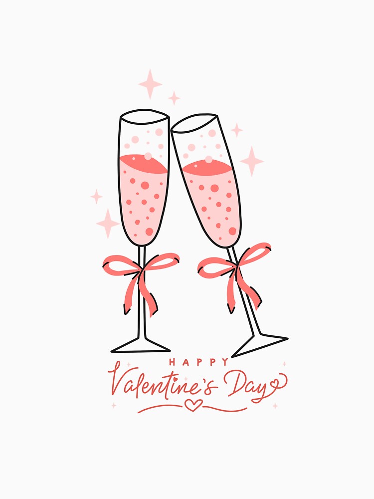 Pink Bubbles for Two – Romantic Toast by AmaliaV92