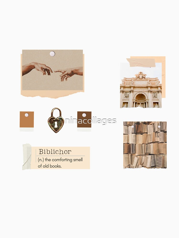 Biblichor- Light Academia by ninacollages