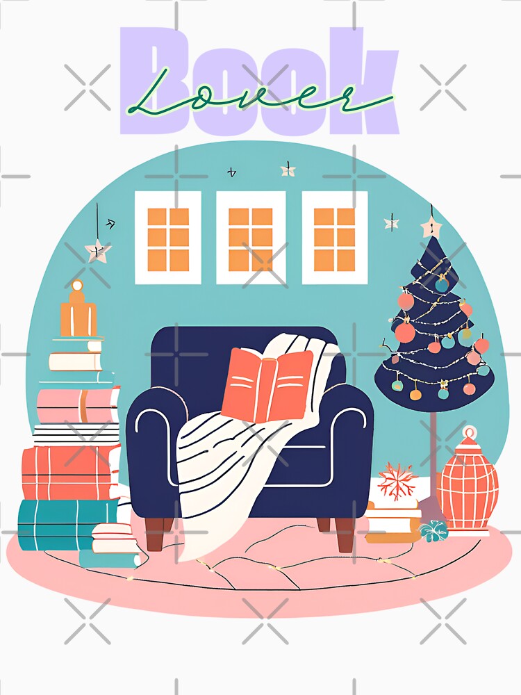 book lover on christmas by HAPPICHEST