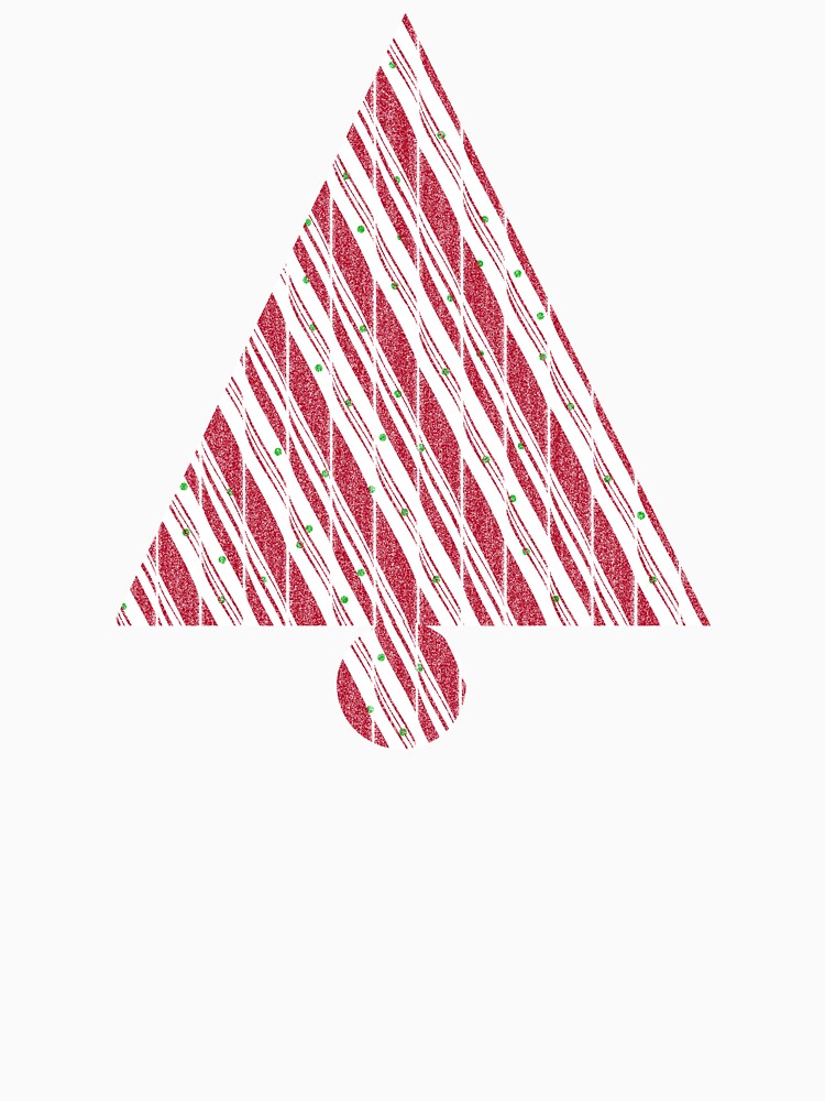 Frosty Red Candy Cane Pattern by oursunnycdays