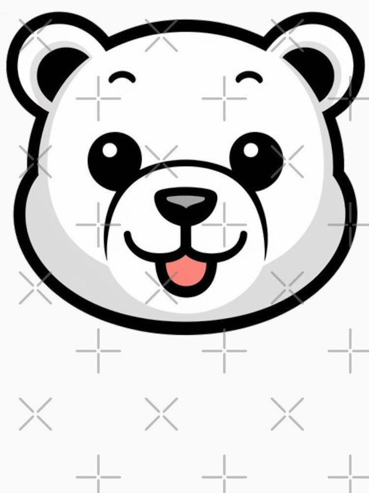 Cute emoji polar bear by WildernessTints