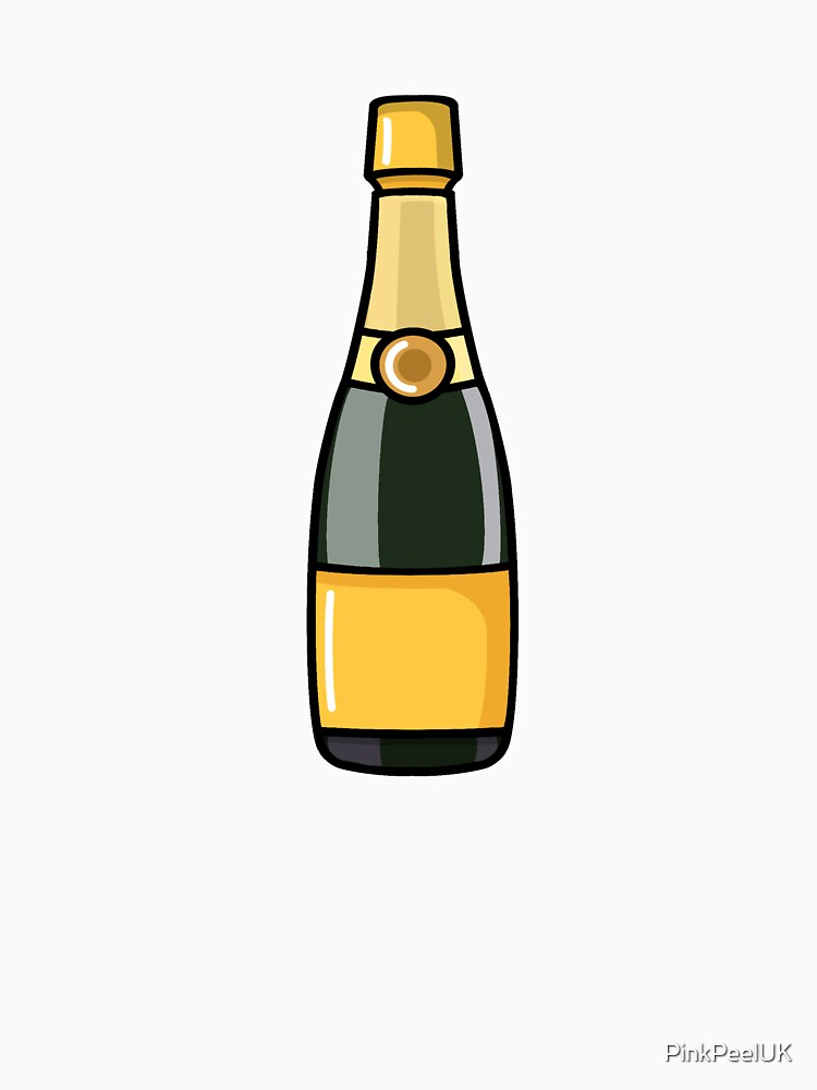 Champagne Bottle Sticker | Postcards from Paris Collection by PinkPeelUK