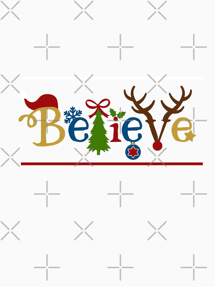 Holiday Theme Believe Design by gthylla