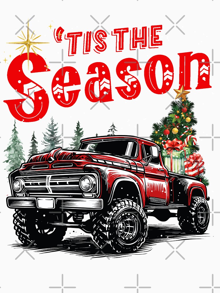 Tis The Season Red Truck Christmas by JessArty ⭐⭐⭐⭐⭐