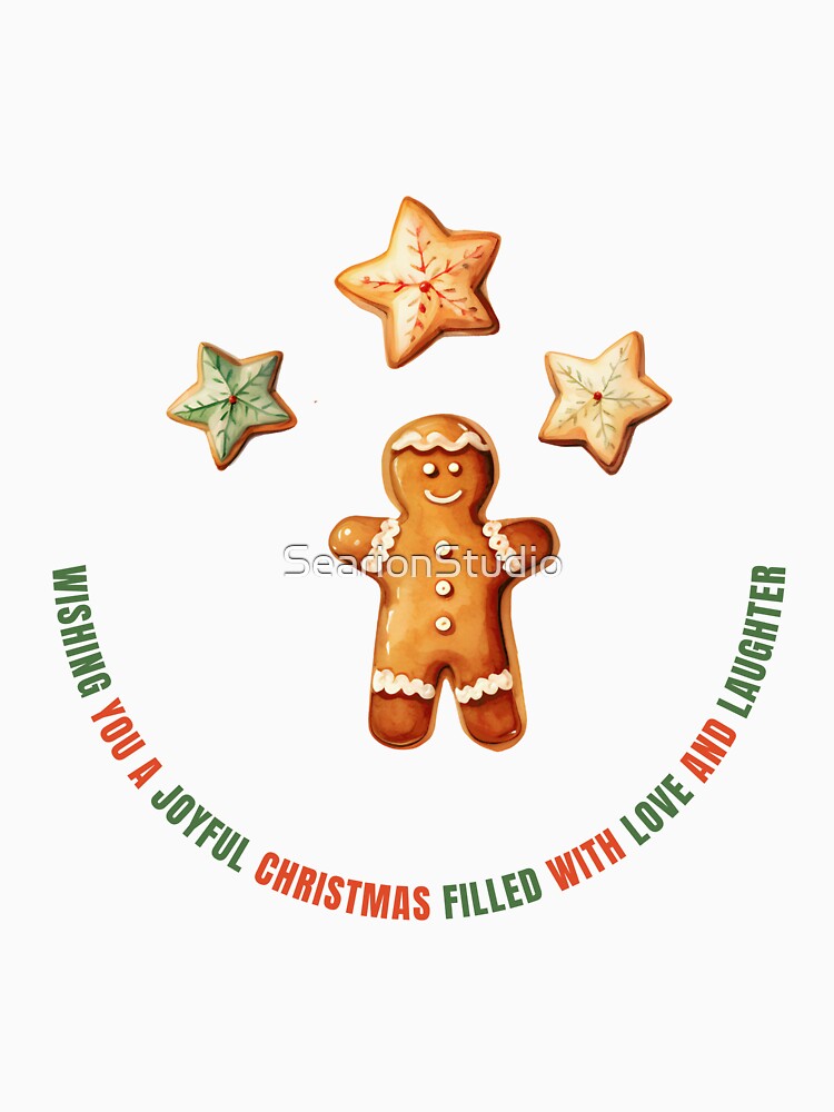 Wishing You a Joyful Christmas Filled with Love and Laughter by SearionStudio