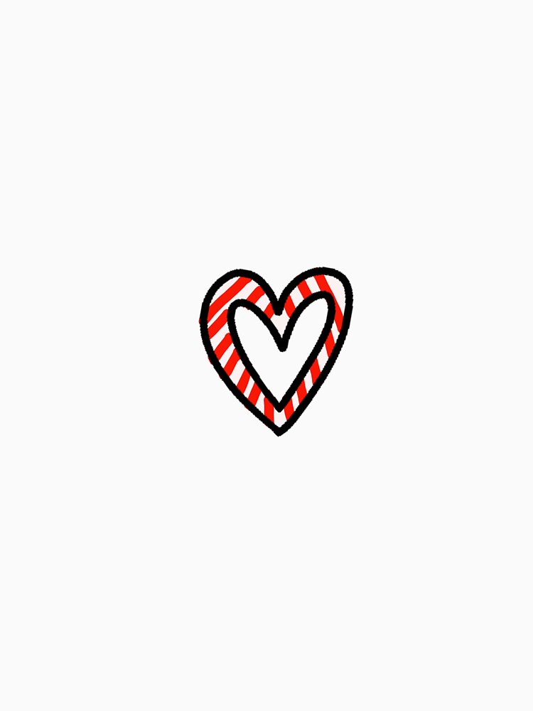 Candy cane heart by lolazelle