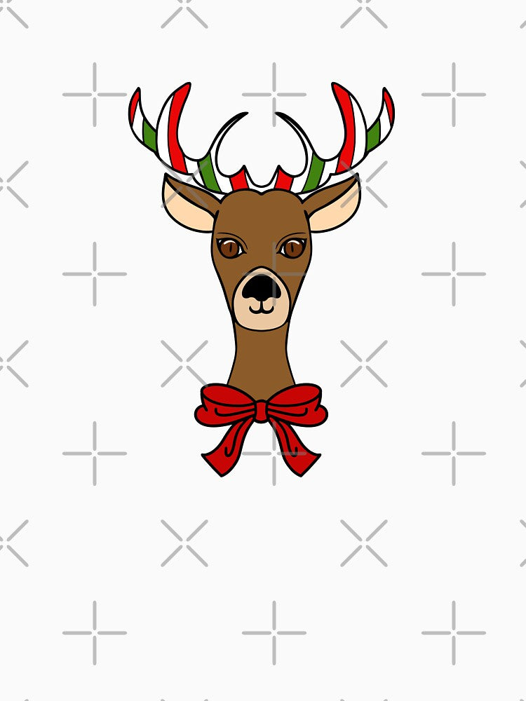 Adorable Christmas Reindeer by Sartoris Art