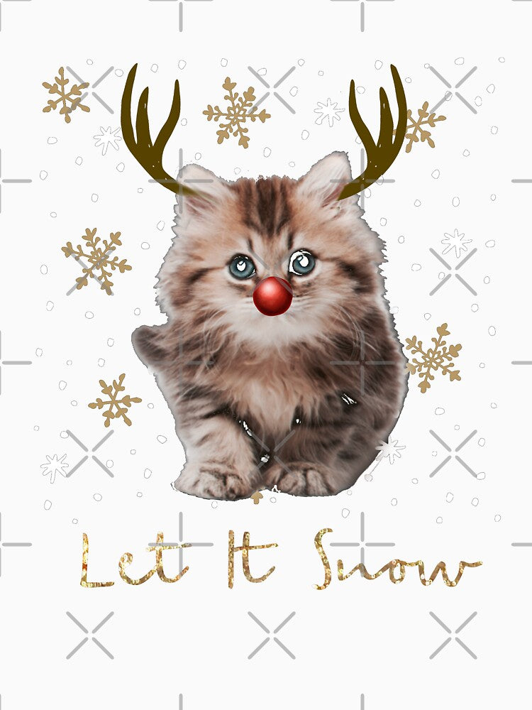 Let It Snow - Christmas Cat by madtoyman