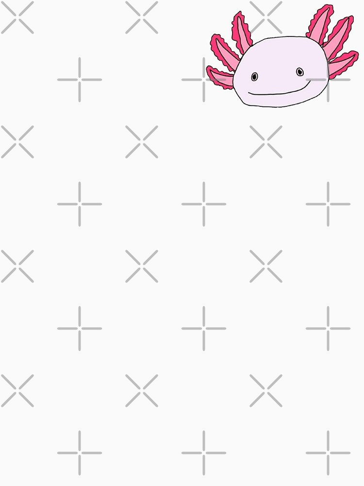 Smiling Axolotl Head Pattern by Lovethatsticks