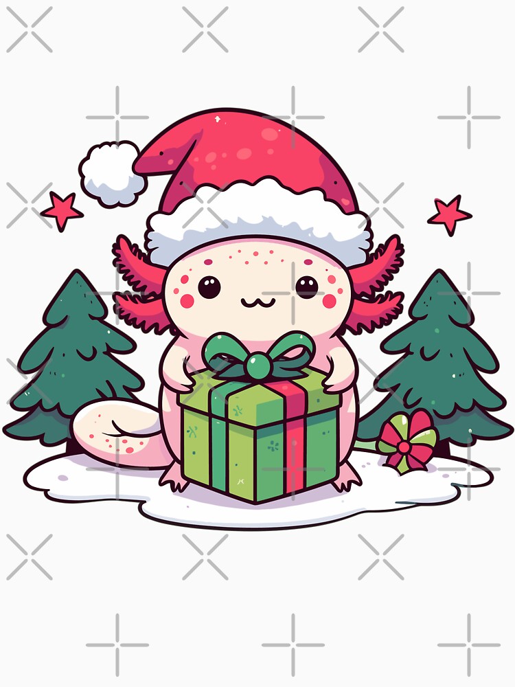 Axolotl Christmas - Cute Axolotl Christmas by JessArty ⭐⭐⭐⭐⭐