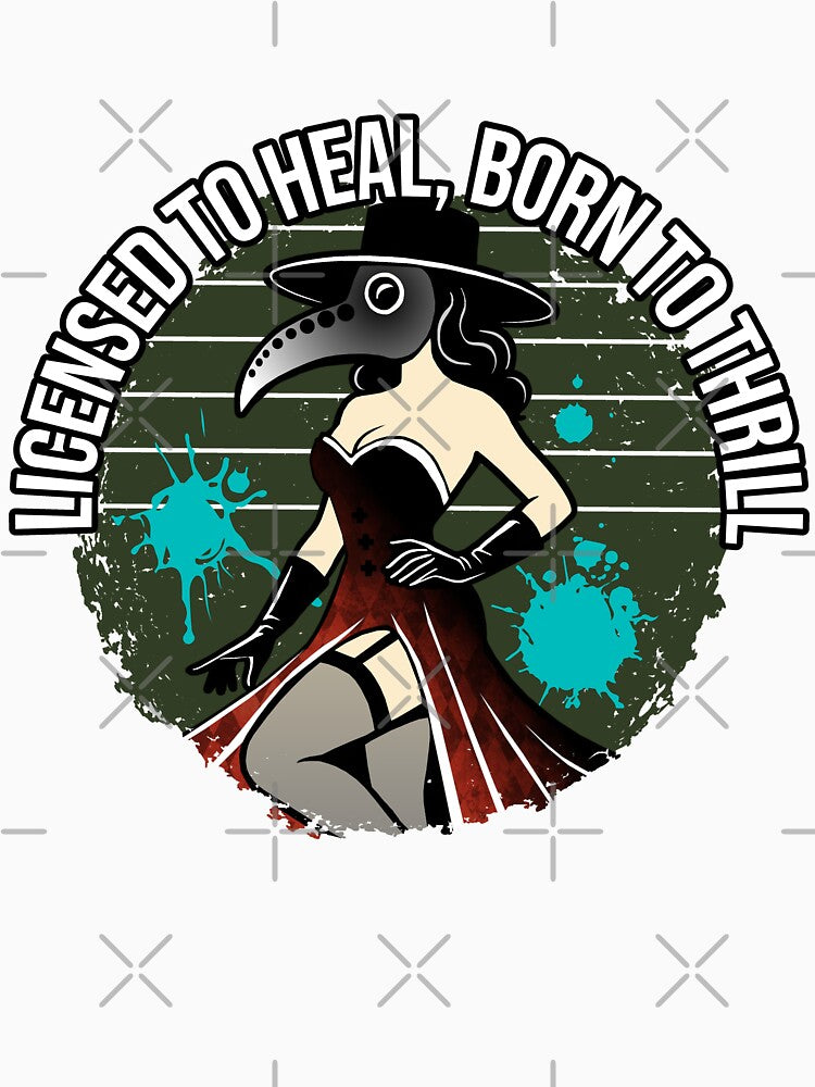 Nurse Pinup Plague Doctor by kaszczyszko