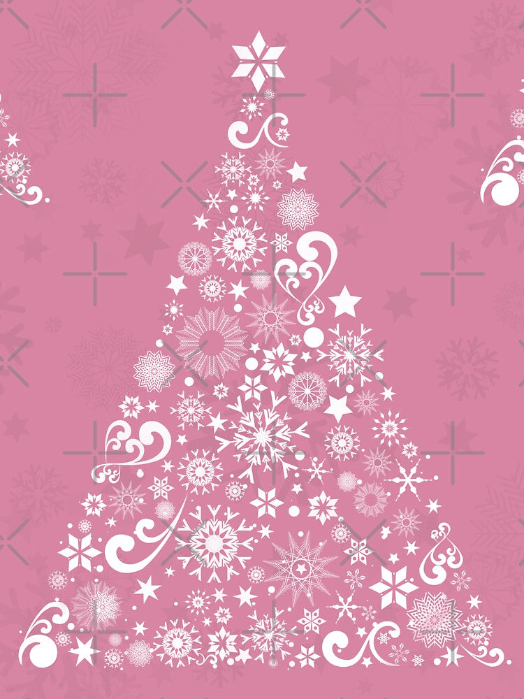 pink christmas tree by Gossip Rag