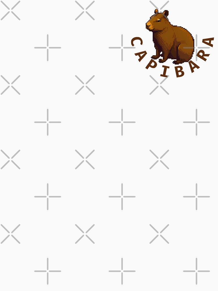 Pixelated Capybara by Personafic