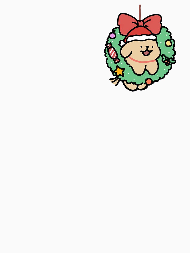Dog in Christmas Wreath by sunfyrethegold