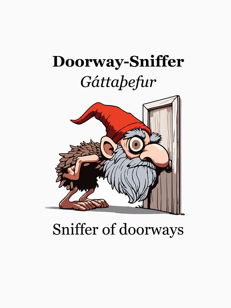 The Yule Lads: Doorway-Sniffer (Gáttaþefur) by BaldMonkDesigns