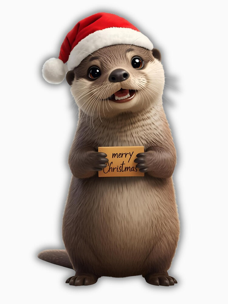 Santa Suit Otter Graphic – Christmas Cute Animal Illustratio by Otterly Cute
