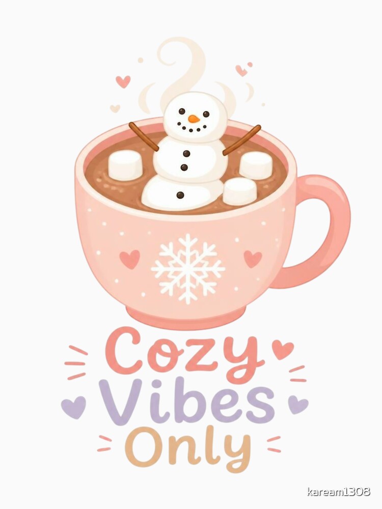 Cozy Hot Cocoa Snowman Christmas Mug by kaream1308