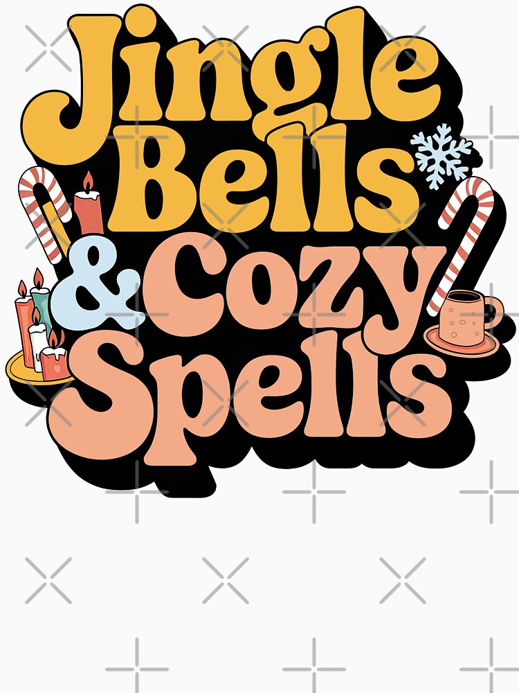 Jingle Bell and Cozy Spell, Retro Cozy Style by graphic-genie