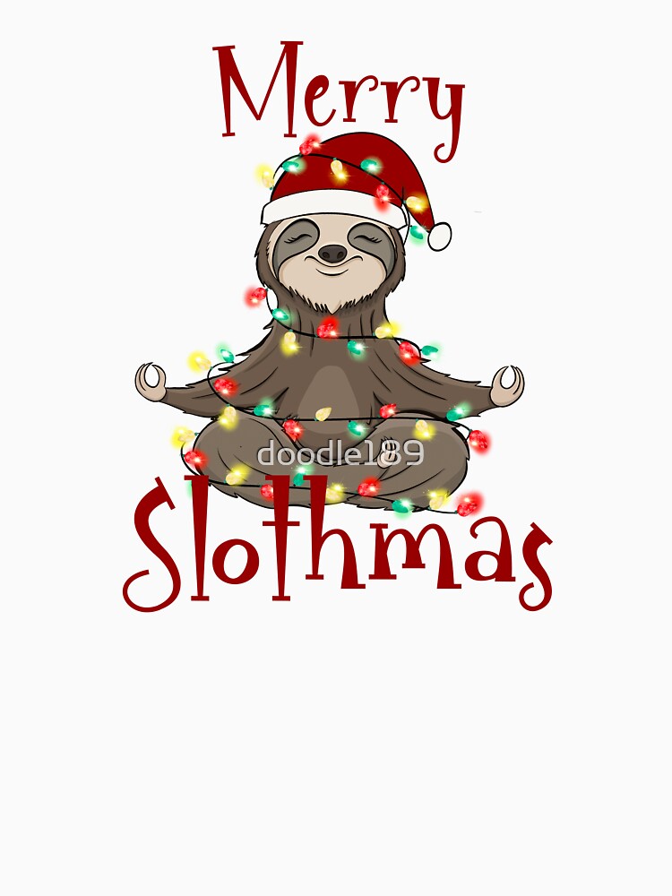 Merry Slothmas by doodle189