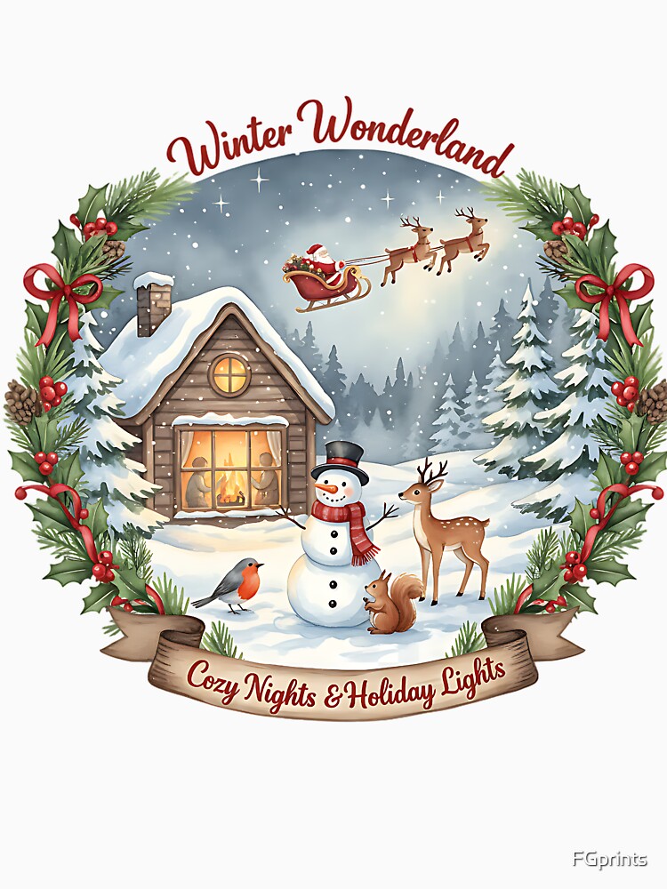 Cozy Christmas – Holiday Wonderland by FGprints