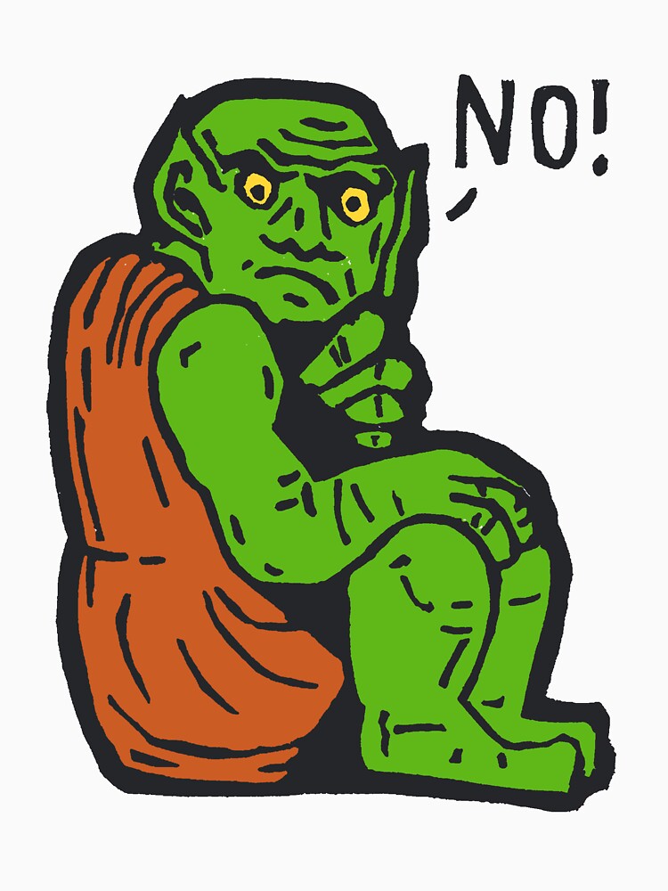 "NO!" goblin by Judge-Maths