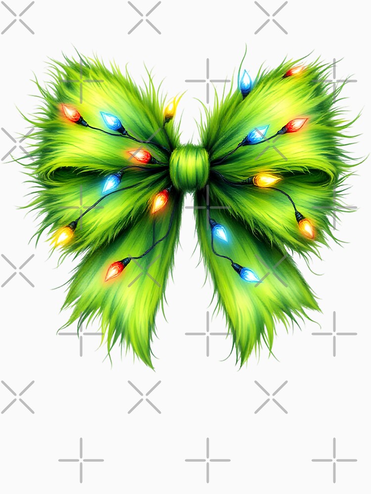 Grinch Bow Grinch Christmas Humor Design by Dominika Farkašová