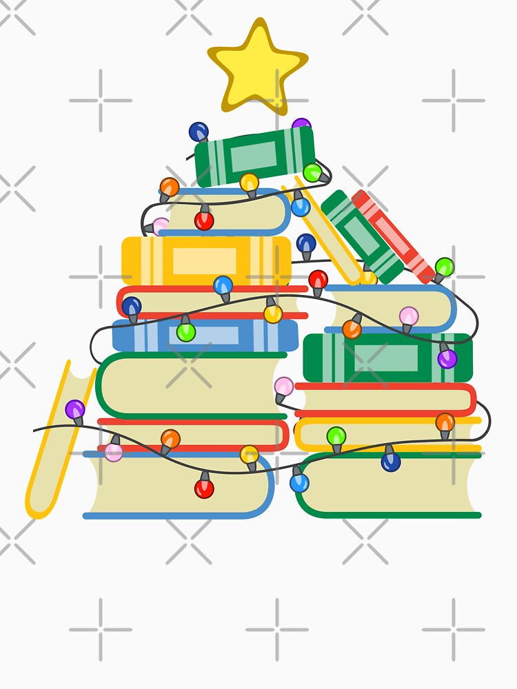 Bookish Christmas Tree II by Lemon Pepper
