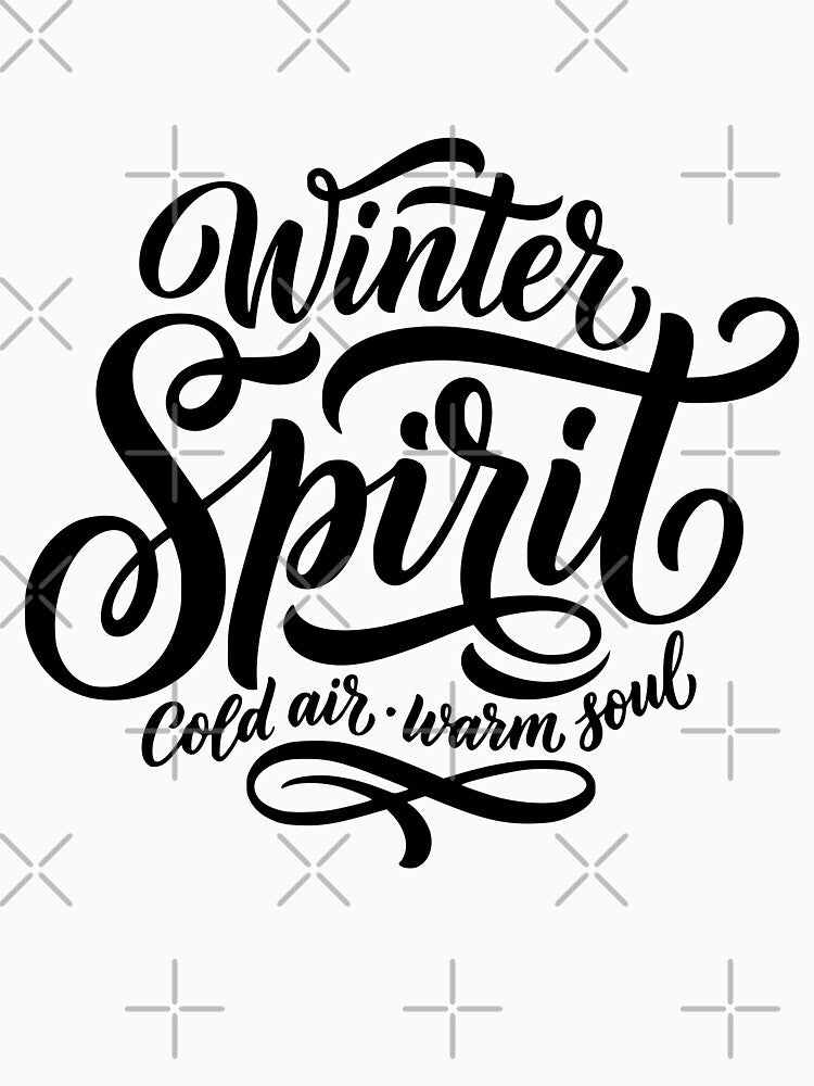 Winter Spirit – Cozy Winter Typography Design by Trend-Dify