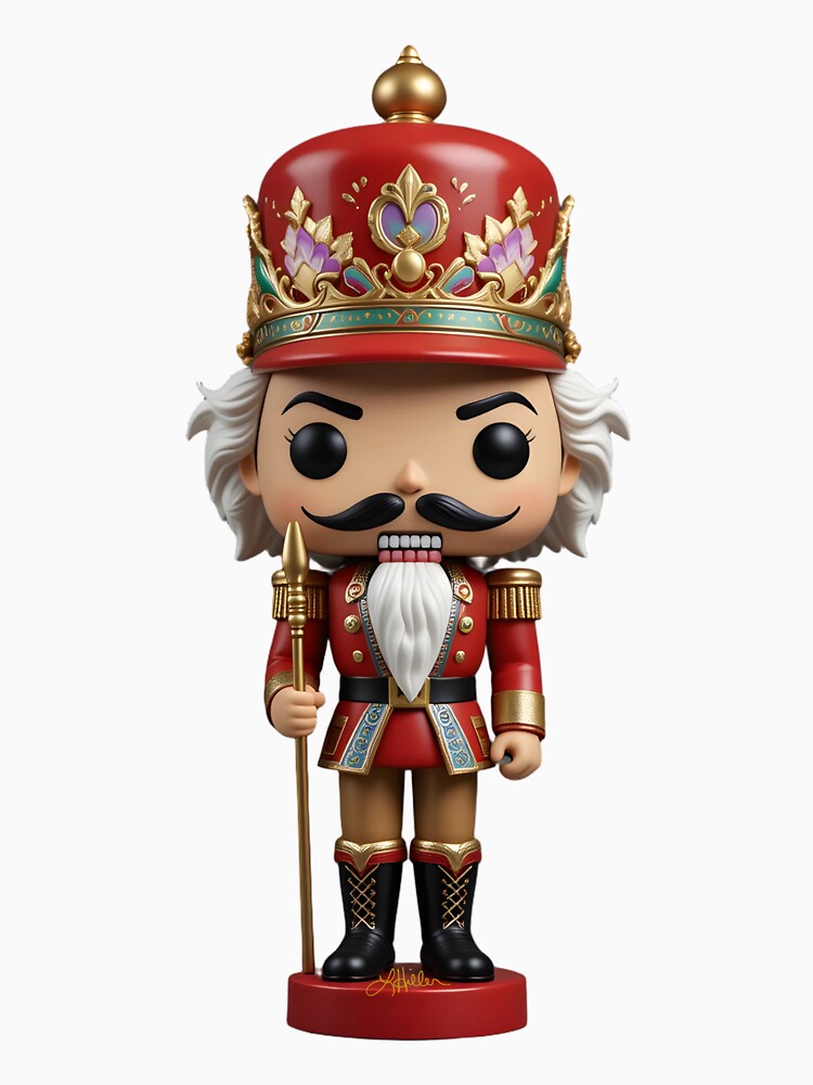 Funko Pop Style Christmas Nutcracker White Hair by Lee Hiller Designs