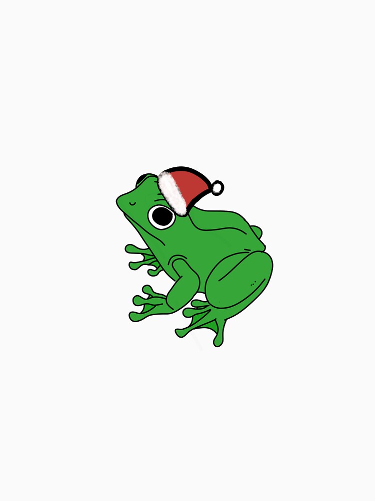 Christmas frog by Hunnybeaa