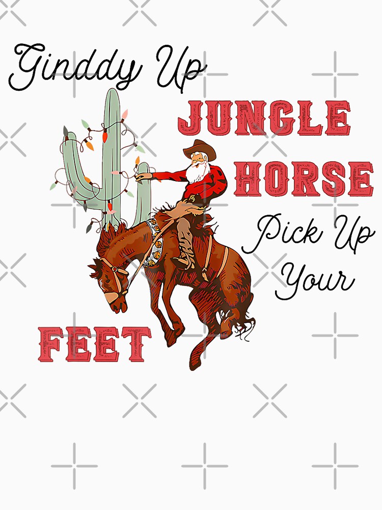 Giddy Up Jingle Horse Pick Up Your Feet Santa Christmas Xmas by NetlandWewerka