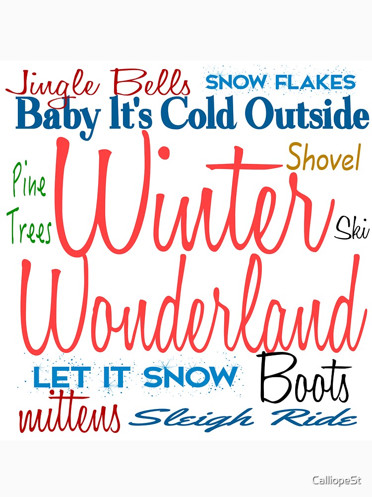 WINTER WONDERLAND by CalliopeSt