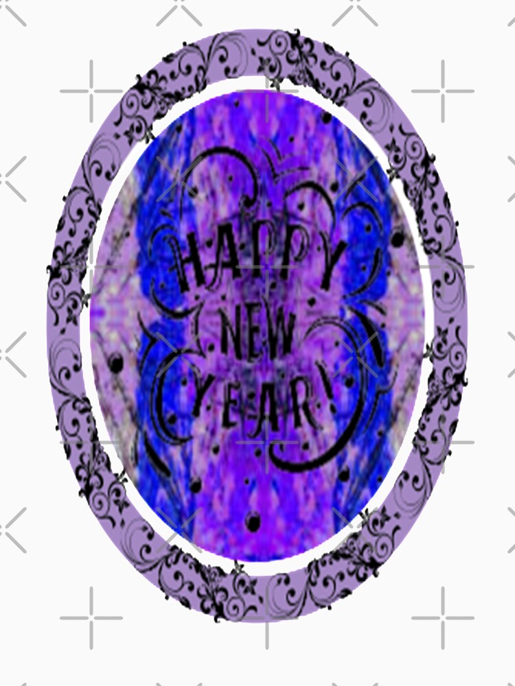 Happy New Year Abstract Design, 5, Howdy New Year,New Years Celebration, New Years Eve Countdown by Adri Barnard