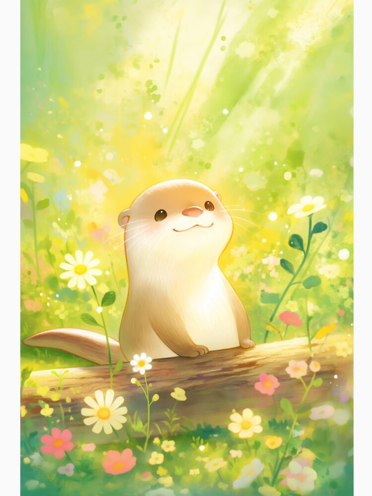 Otter's Flower Filled Day by AshiraCreations