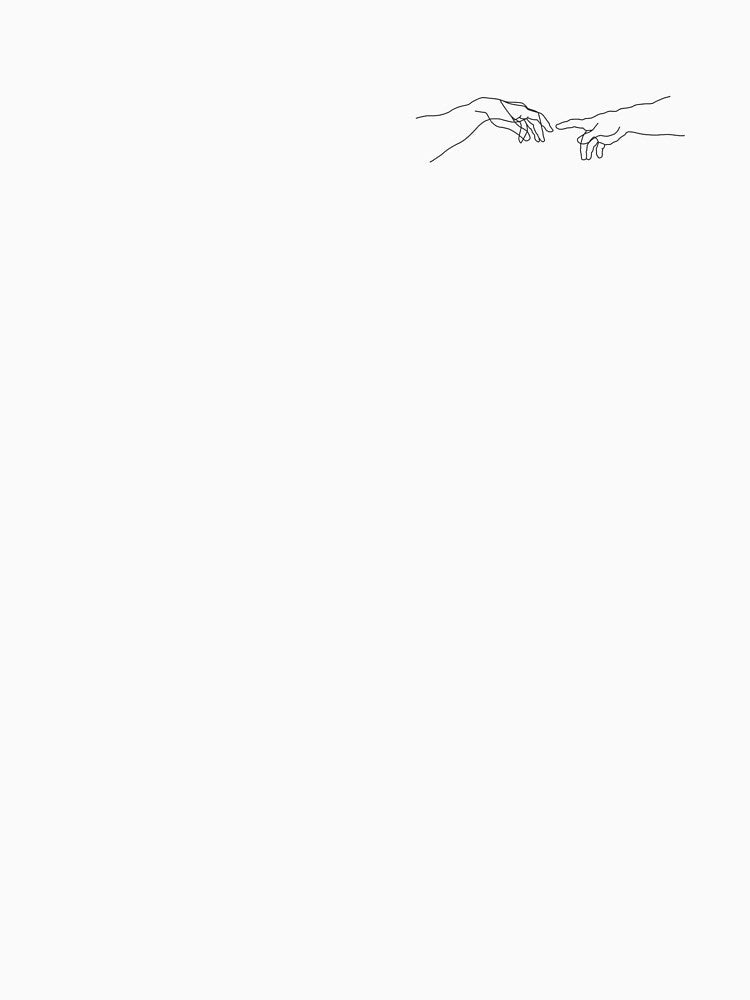 creation of adam minimalist by halloweird
