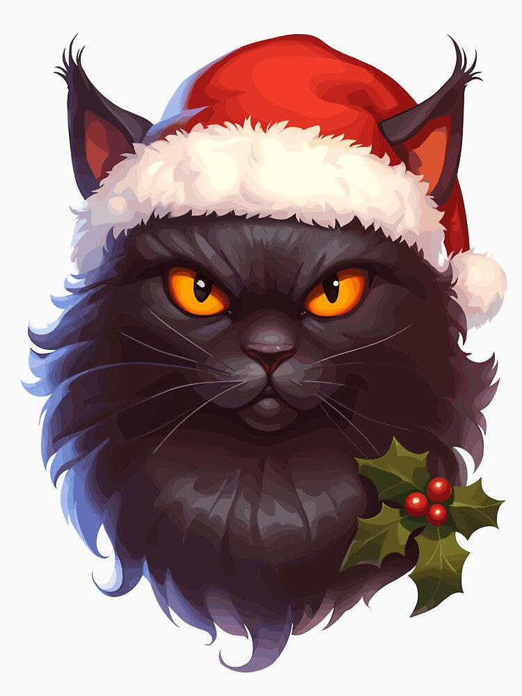Spooky Christmas Yule Cat by bapupa